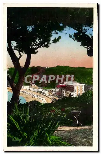 Cartes postales moderne Perros Guirec Trestraou la plage