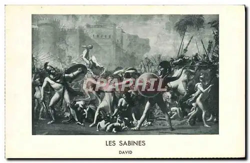 Cartes postales Les Sabines David