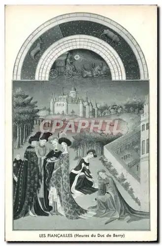 Cartes postales Les Fiancailles Heures du Duc de Berry