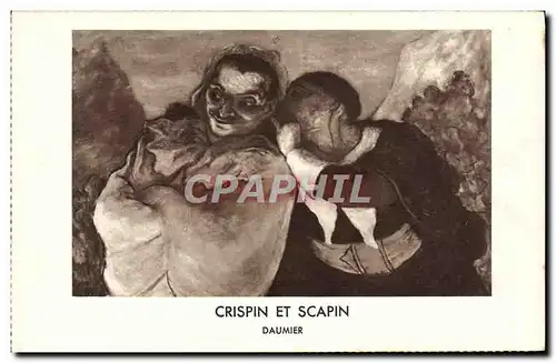 Ansichtskarte AK Crispin Et Scapin Daumier