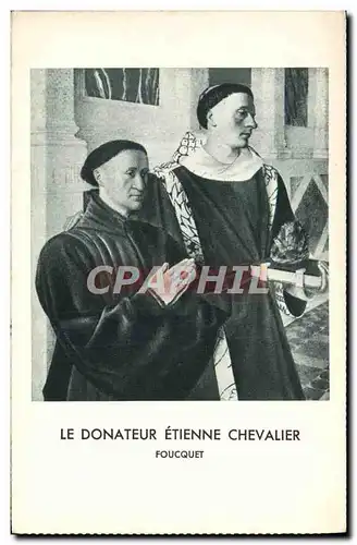 Cartes postales Le Donateur Etienne Chevalier Foucquet