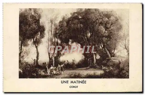Cartes postales Une Matinee Corot