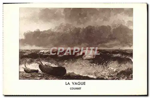 Cartes postales La Vague Courbet