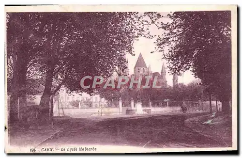 Ansichtskarte AK Caen Le Lycee Malherbe