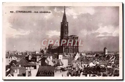 Cartes postales Strasbourg Vue Generale