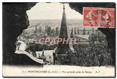 Cartes postales Montrichard Vue Generale Prise du Donjon