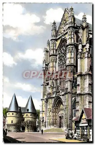 Cartes postales moderne Beauvais La Cathedrale et les Tours du Palais de justice