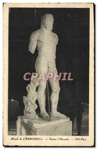 Cartes postales Musee de Cherchell Statue D&#39Hercule