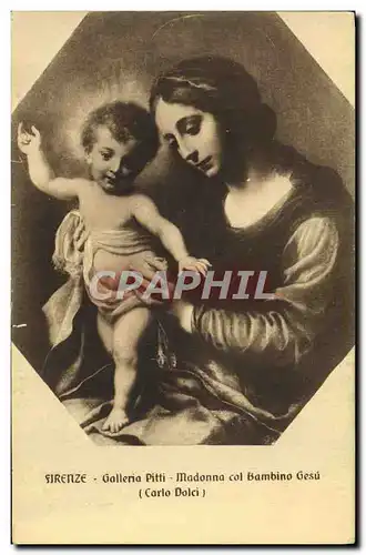 Ansichtskarte AK Firenze Galleria Pitti Madonna Col Bambino Gesu Carlo Dolci