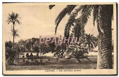 Ansichtskarte AK Cannes Les Nouveaux Jardins