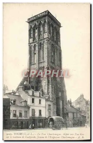 Cartes postales Tours La Tour Charlemagne