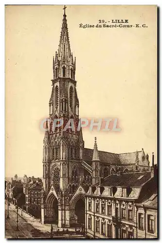 Cartes postales Lille Eglise du Sacre Coeur