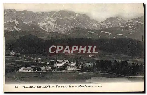 Cartes postales Villard de Lans Vue generale de la Moucherotte