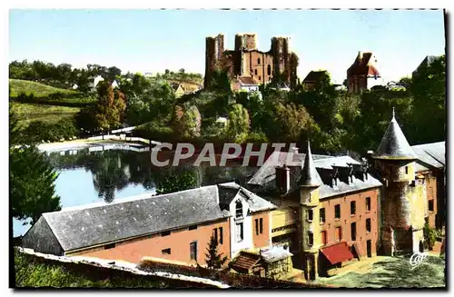 Cartes postales moderne Bourbon L&#39Archambault Chateau le Moulin et L&#39Etang