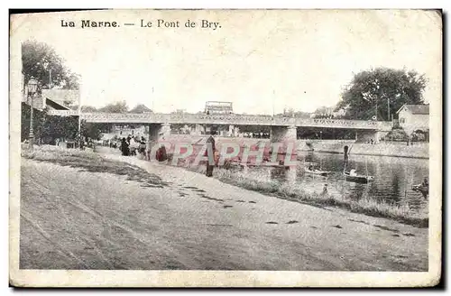 Cartes postales La Marne Le Pont De Pry
