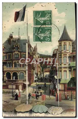 Cartes postales Trouville La Rue de Paris