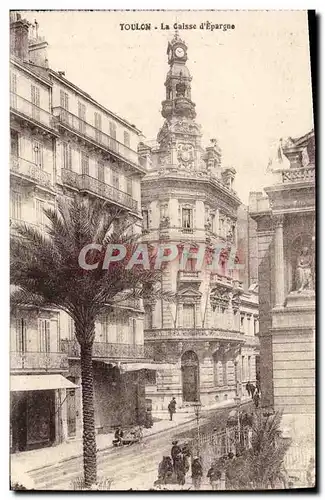 Cartes postales Toulon La Caisse d'Epargne