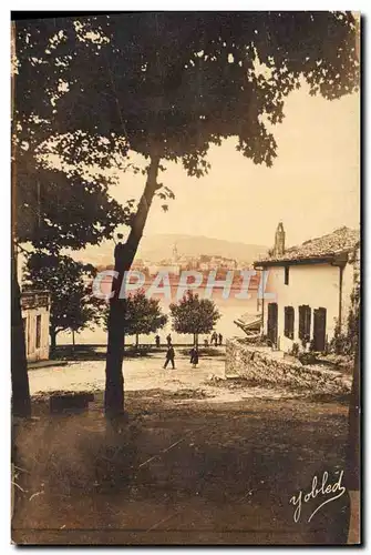 Cartes postales Hendaye Le village espagn ol de Fotnarabie vu du debarcadere d'Hendaye