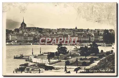 Cartes postales Geneve Rade et ville