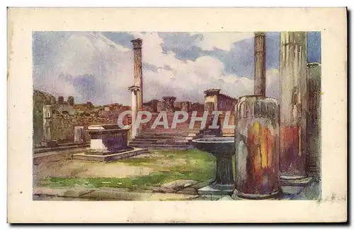 Cartes postales Pompei Tempio d&#39Apollo