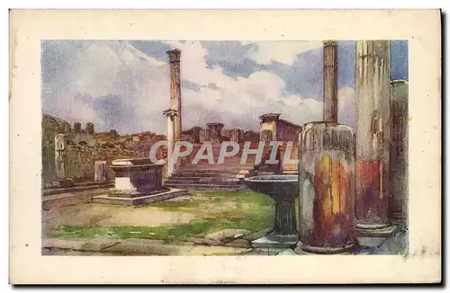 Cartes postales Pompei Tempio d'Apollo