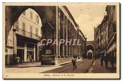 Ansichtskarte AK Milano Colonne di S Lorenzo