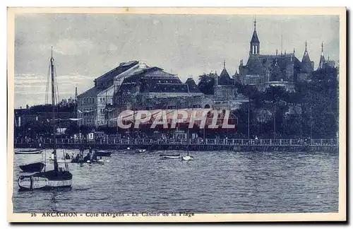 Cartes postales Arcachon Cote d&#39Argent Le casino de la plage