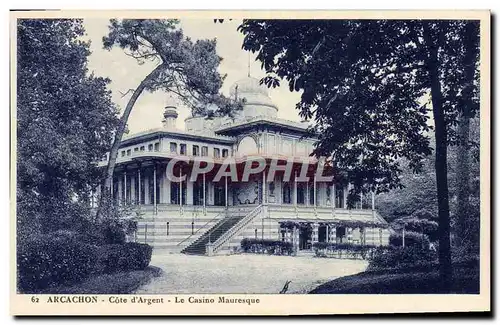 Cartes postales Arcachon Cote D&#39Argent Le Casino Mauresque