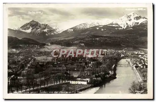 Ansichtskarte AK Innsbruck Gegen Suden Von Der Hungerburg Tirol