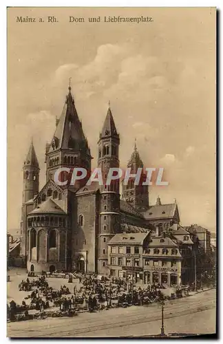 Cartes postales Mainz Dom Und Liebfrauemplatz