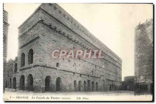 Ansichtskarte AK Orange La Facade Du Theatre Romain