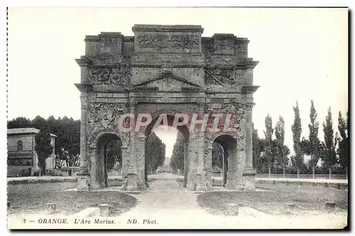 Cartes postales Orange L'arc Marius