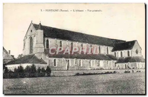 Cartes postales Pontigny L&#39Abbaye Vue Generale