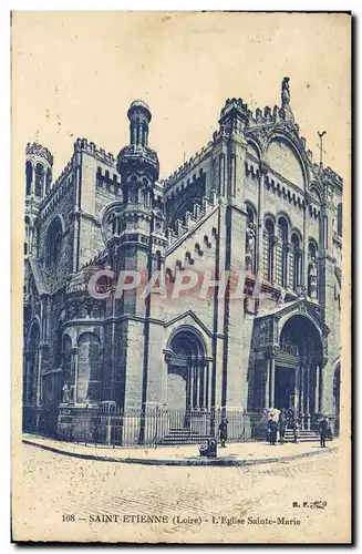 Cartes postales Saint Etienne L&#39Eglise Saint Marie