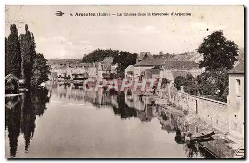 Ansichtskarte AK Argenton La Creuse Dans La Traversee d&#39Argenton