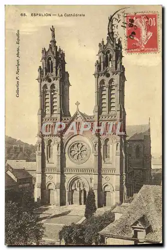 Ansichtskarte AK Espalion La Cathedrale