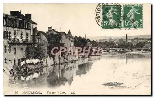 Cartes postales Montlucon Vue Sur Le Cher