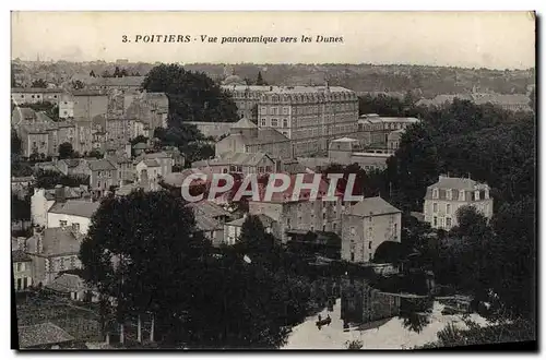Cartes postales Poitiers Vue Panoramique Vers les Dunes