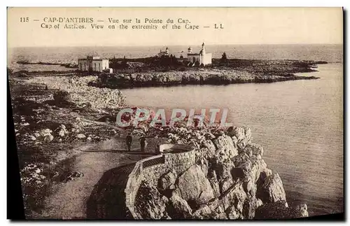 Ansichtskarte AK Cap D&#39Antiber Vue Sur la Pointe du Cap