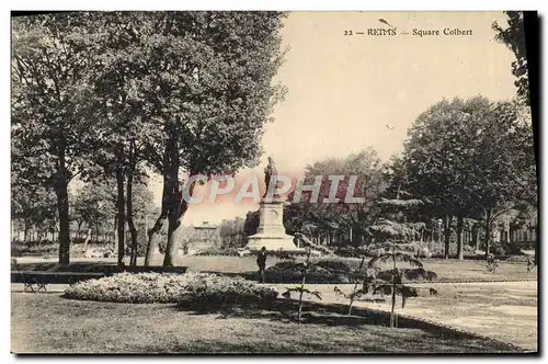 Cartes postales Reims Square Colbert