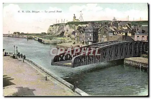 Cartes postales Dieppe Le Grand Pont