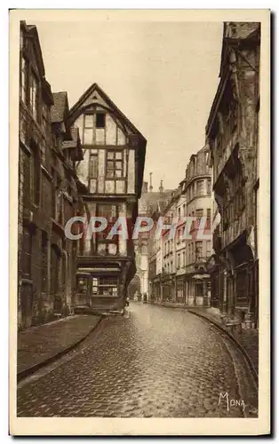 Cartes postales Rouen La rue Saint Romain