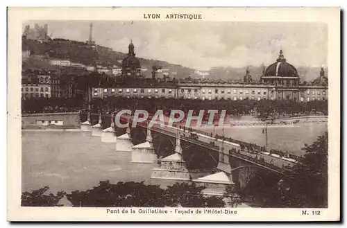 Ansichtskarte AK Lyon Pont de la Guillotiere Facade de l&#39Hotel Dieu