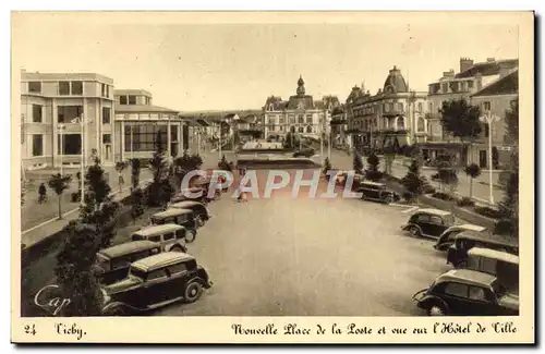 Ansichtskarte AK Vichy Nouvelle place de la Poste et vue sur l&#39hotel de ville