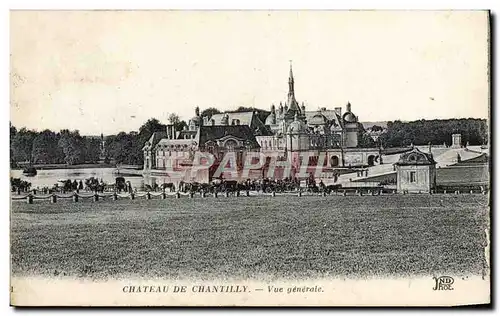 Ansichtskarte AK Chateau De Chantilly Vue Generale