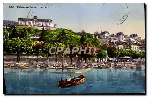 Cartes postales Evian Les Bains Le Port