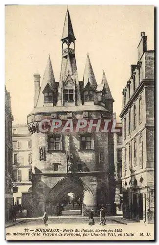 Cartes postales Bordeaux Porte Du Palais