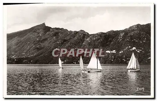 Cartes postales moderne Aix Les Bains Le lac Dent du chat