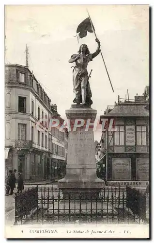 Cartes postales Compiegne La Statue De Jeanne d'Arc
