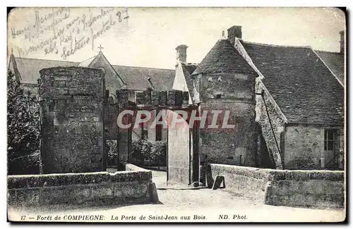 Ansichtskarte AK Foret De Compiegne La Porte De Saint Jean Aux Bois